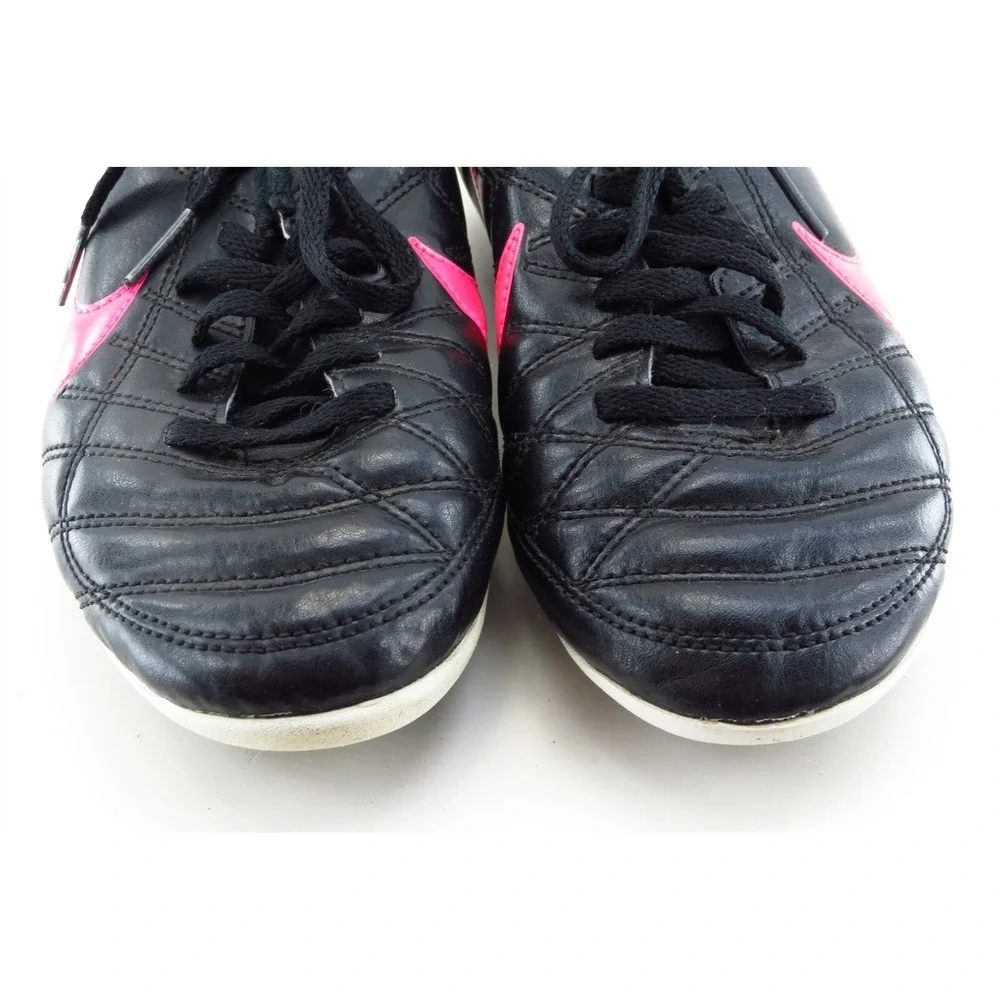 Nike‎ Youth Girls Shoes Size 3.5 M Black Indoor Soccer Synthetic